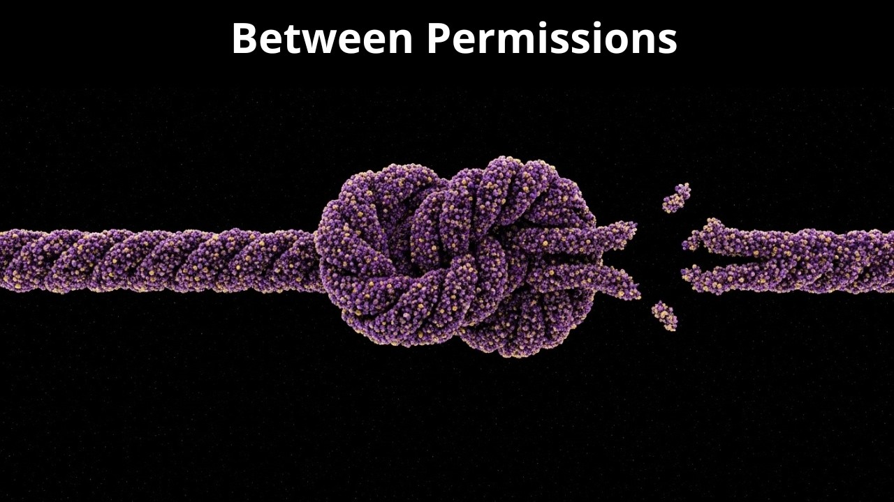 You’re Not Stuck, You’re Between Permissions