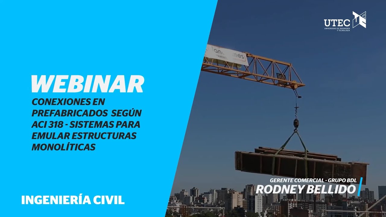 Webinar | Conexiones en Prefabricados según ACI 318