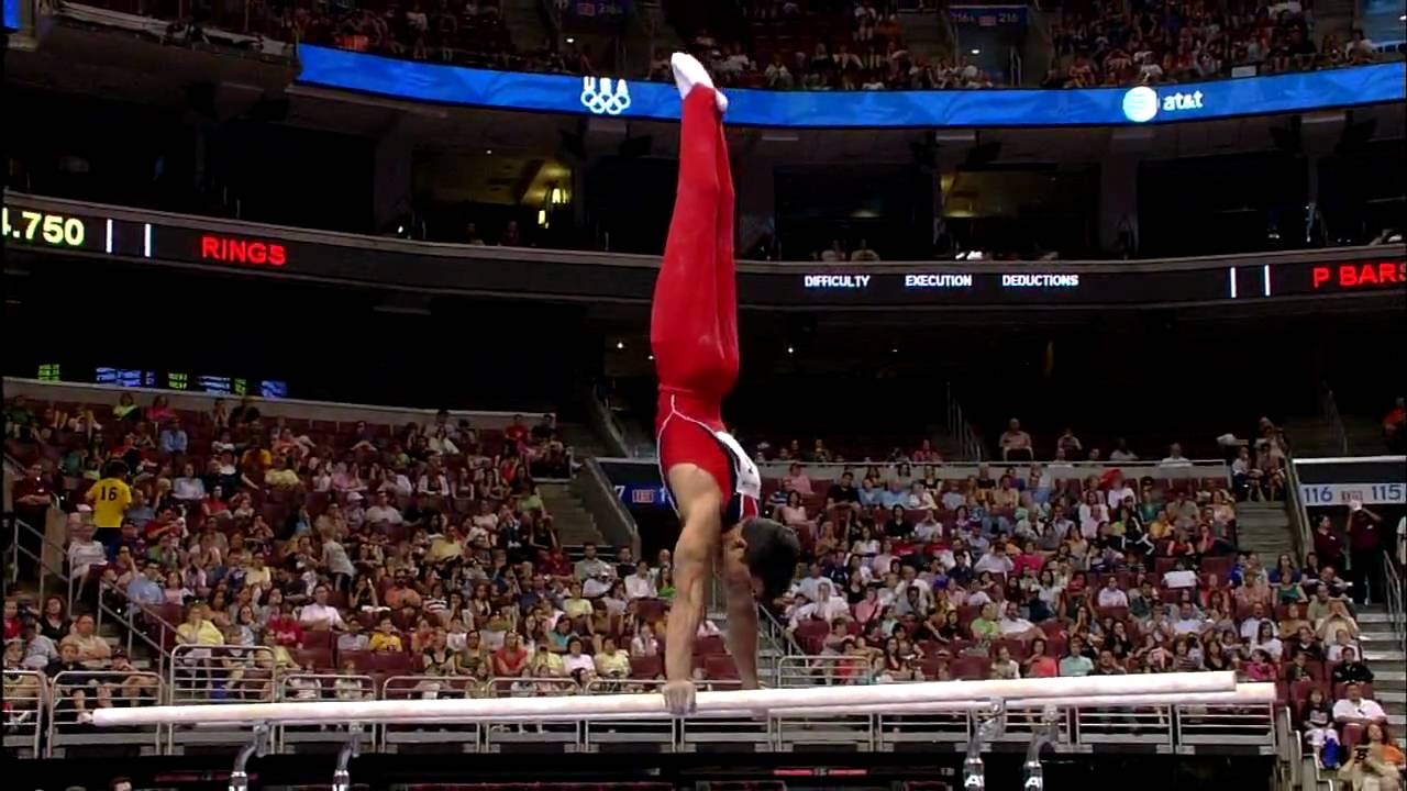 Raj Bhavsar - Parallel Bars - 2008 Olympic Trials - Day 2 - Men