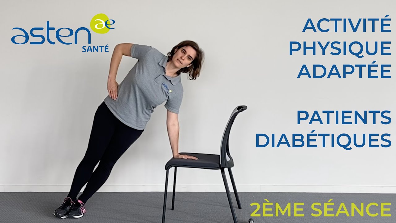 2ème séance - Activité physique adaptée à domicile par Asten Santé (patients diabétiques)