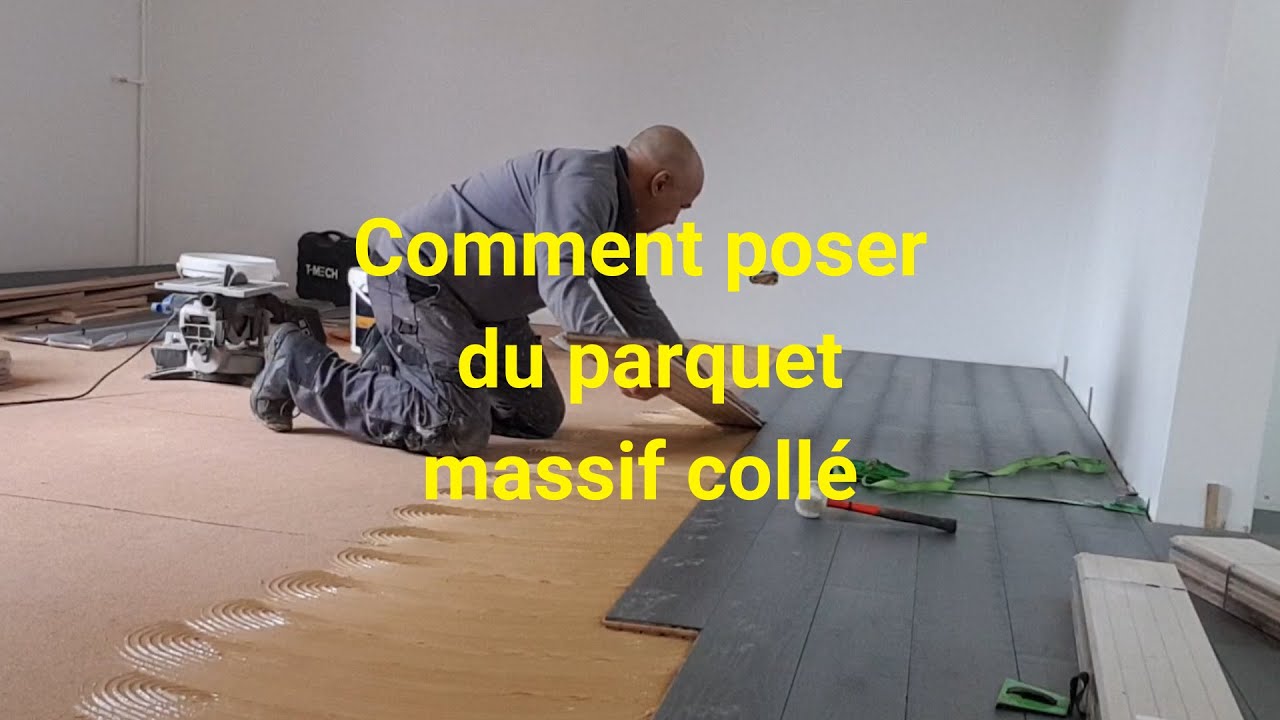 Comment Poser du parquet massif collé