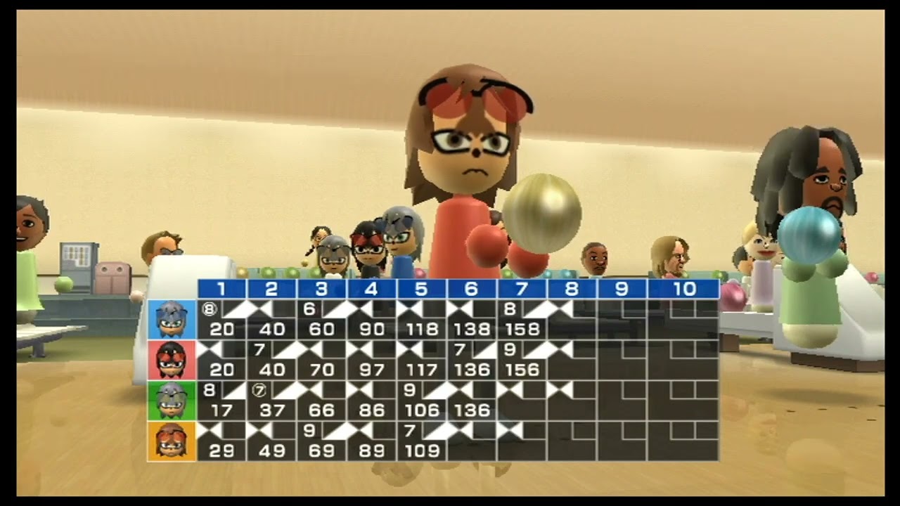 Wii Sports - Bowling: 4-Player Match #14