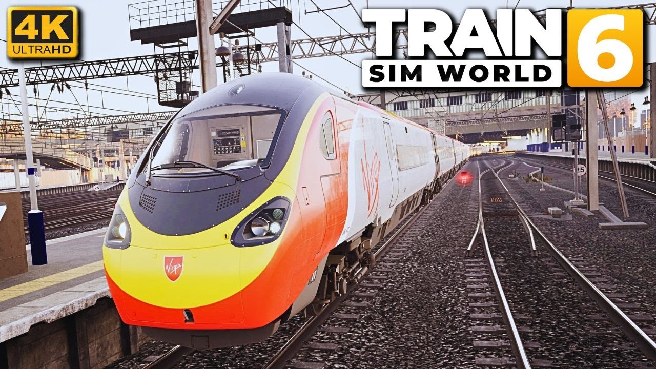 Train Sim World 6 PS5 Pro Gameplay - WCML South - Class 390 -  London Euston to Milton Keynes Cent