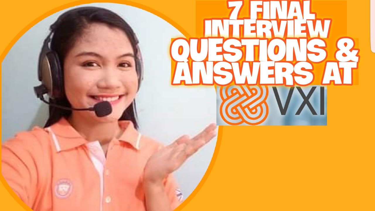 7 VXI ACTUAL FINAL INTERVIEW QUESTIONS AND ANSWERS 2026 | NAYUMI CEE 🌼