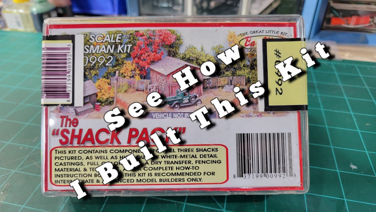 The Shack Pack - A Simple Kit By Bar Mills Scale Model Works