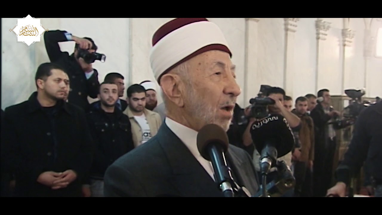 كلمة الدكتور البوطي بعد أول تفجير إرهابي في دمشق عام 2011