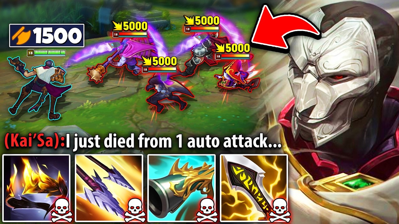 I BROKE THE JHIN AD WORLD RECORD! (1500 AD = ONE SHOT EVERYTHING)