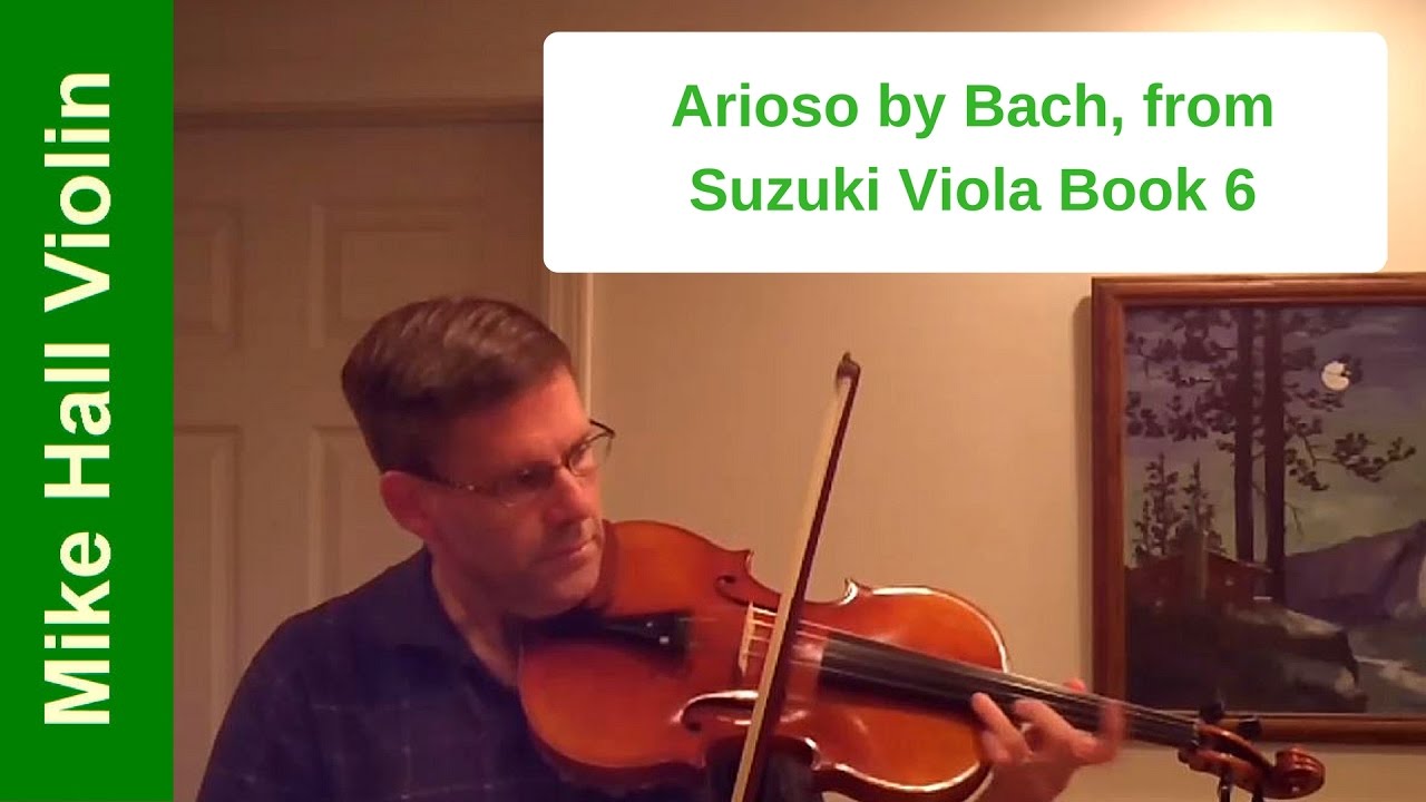 Arioso by Bach - #4 from Suzuki Viola Book 6