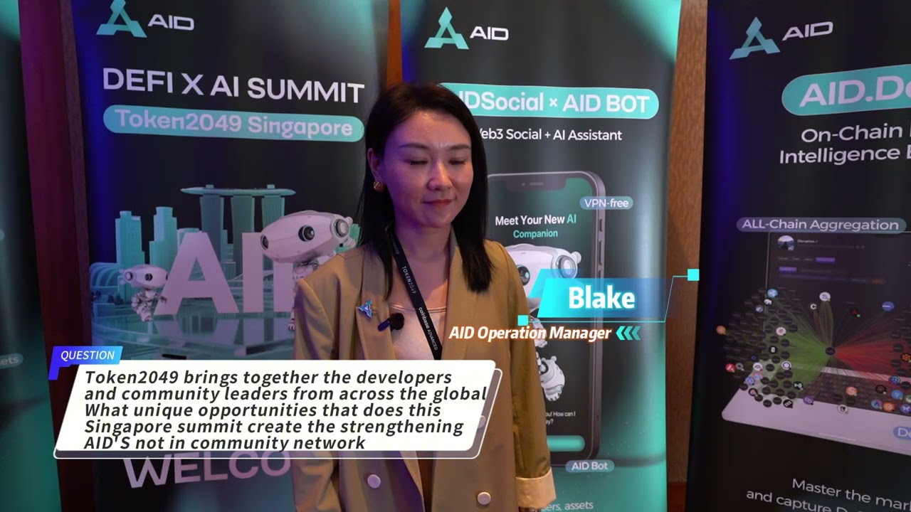 🎤Blake, Operation Manager at AID, shared inspiring insights during 