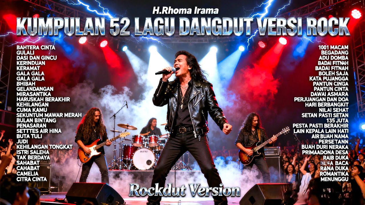 Kumpulan 52 Lagu Dangdut Versi Rock – H. Rhoma Irama | Rockdut Version Full Album