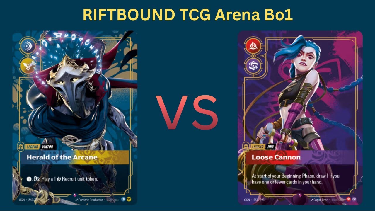 Riftbound TCG Arena - Viktor Vs Jinx