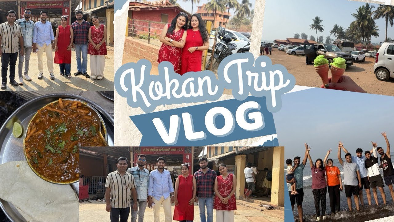 🌴 KOKAN TRIP VLOG 2026 | Funny Moments + Scenic Views | Beach Vibes & Nature Escape 🌊✨