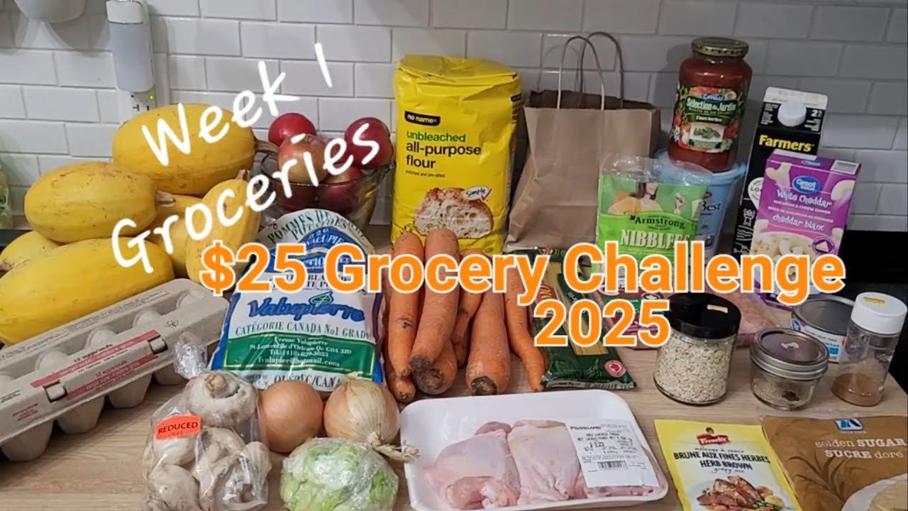 ДЕБЮТ, НЕДЕЛЯ 1, Продукты — Бюджетный марафон на продукты за 25 долларов #НоваяШотландия #Экономн...