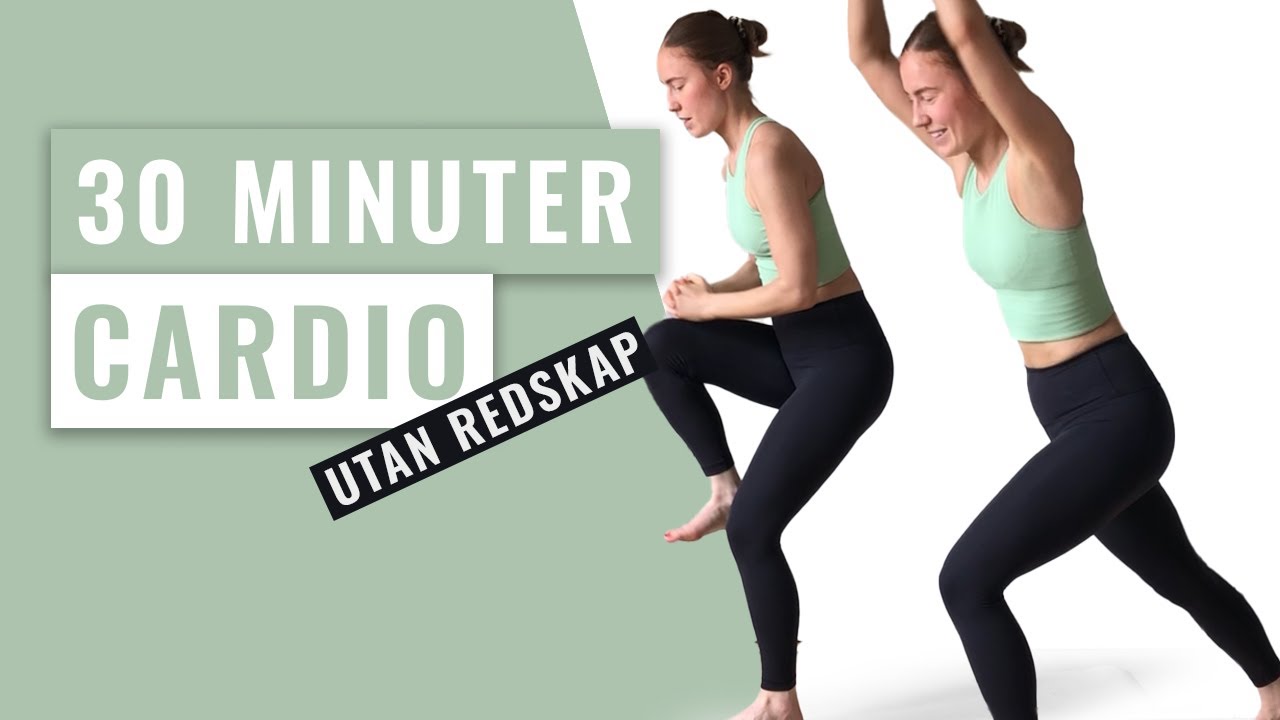 30 MIN CARDIO FÖR NYBÖRJARE - Fettförbränning - Hemmaträning, Utan Redskap, Utan Hopp