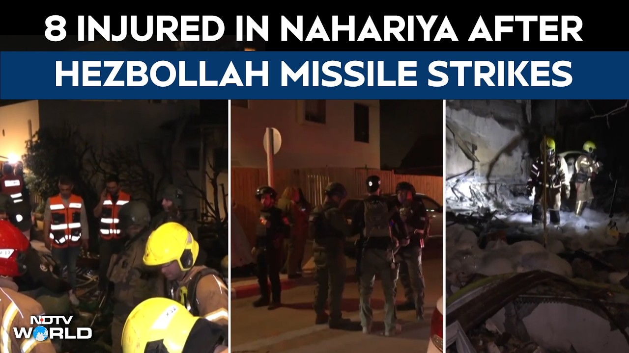 Israel News | Eight Injured In Nahariya After Hezbollah Missile Strikes On Israel