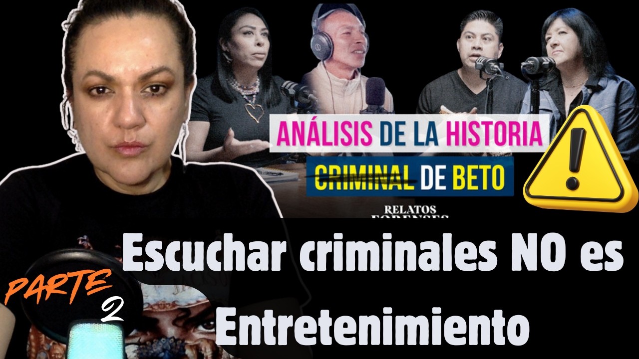 Escuchar criminales NO es entretenimiento | Psicóloga reacciona a Relatos Forenses