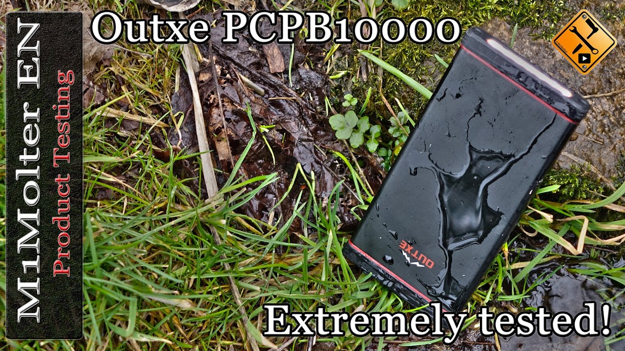 OUTXE IP67 Waterproof 10000mAh Power Bank with Flashlight EN