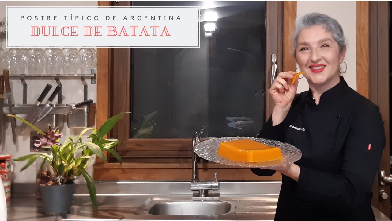 ⭐ DULCE DE BATATA, CAMOTE O BONIATO ⭐ Receta argentina con Thermomix®