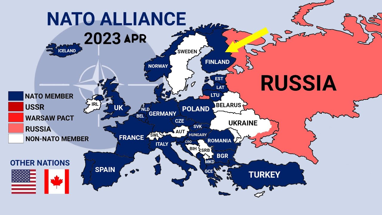 The Expansion of NATO Every Year ( 1949 - 2023 )