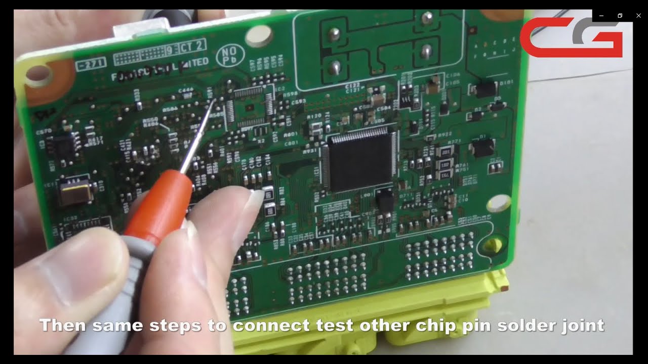 CG100~How to use multimeter to wiring airbag