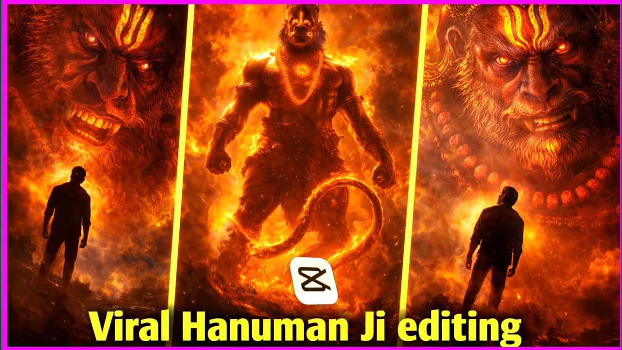 Trending Lord Hanuman Ji (🙏) Reels Video Editing Capcut App | A Complete Tutorial 💯 Shoot & Edit..