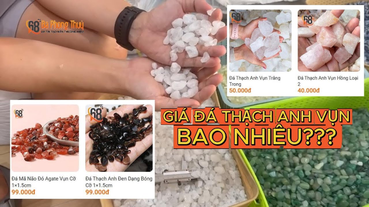 Giá Đá Thạch Anh Vụn Bao Nhiêu Tiền 1kg??? Mua ở Đâu Chất Lượng???