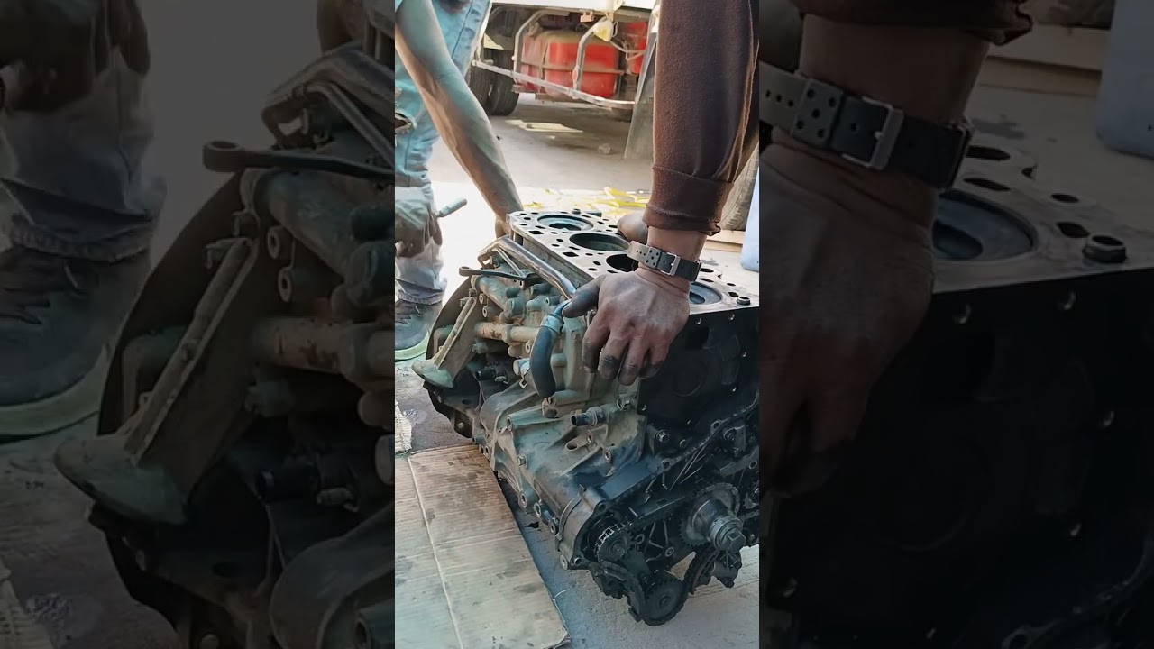 HYUNDAI D4CB Engine Connecting rod arm #video #installation #mechanic #automechanic