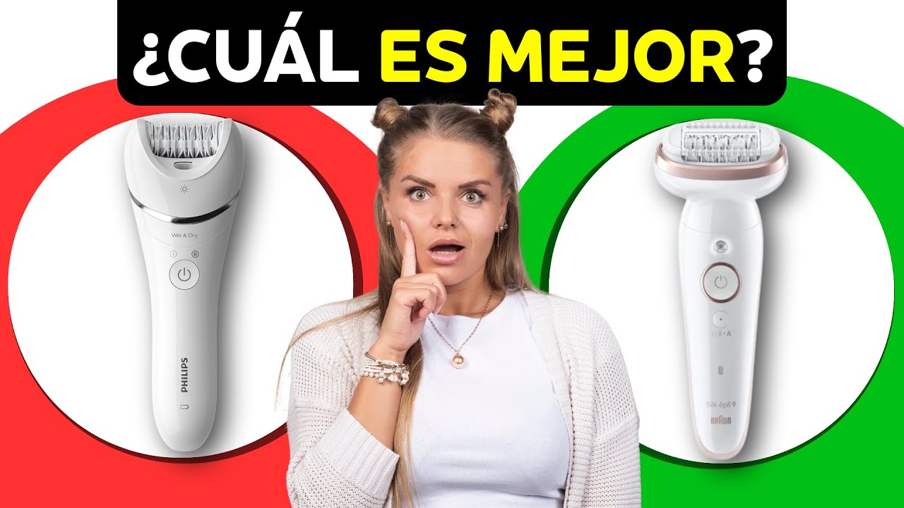 Depiladora Eléctrica Philips Serie 8000 vs Braun Silk-épil 9 | ✅ COMPARATIVA en ESPAÑOL