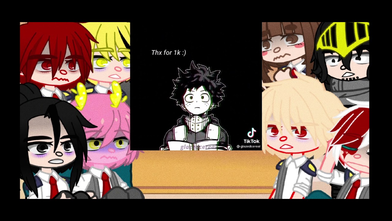 °Mha react to manga deku/manga spoiler°