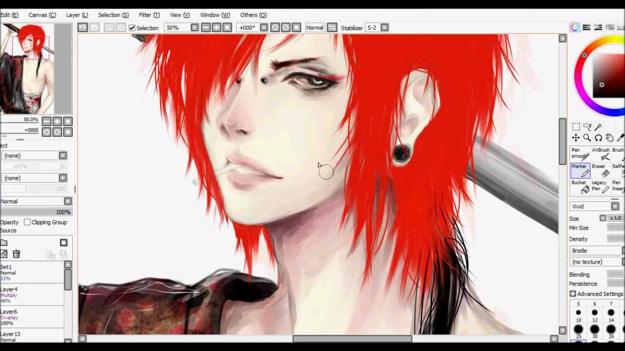 Speed Paint (SAI)- OC Reaper 死神