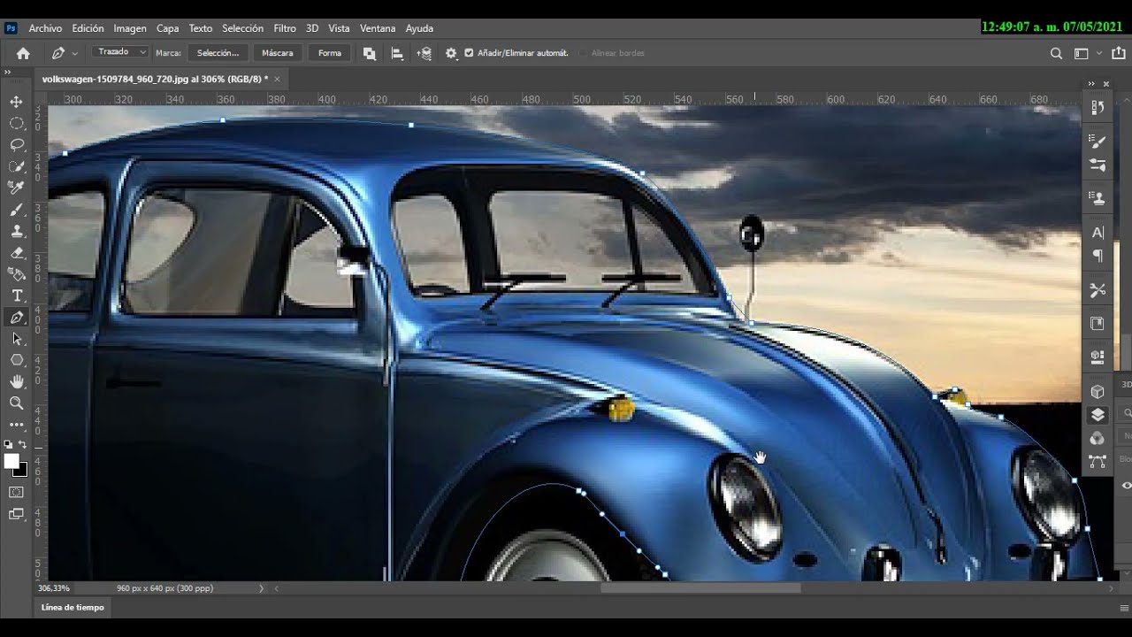 Como cambiar el color a un objeto con Photoshop
