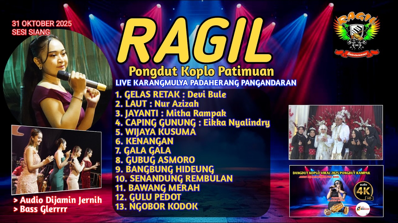 GELAS RETAK - LAUT - LIVE KARANGMULYA PADAHERANG PANGANDARAN  -RAGIL PONGDUT