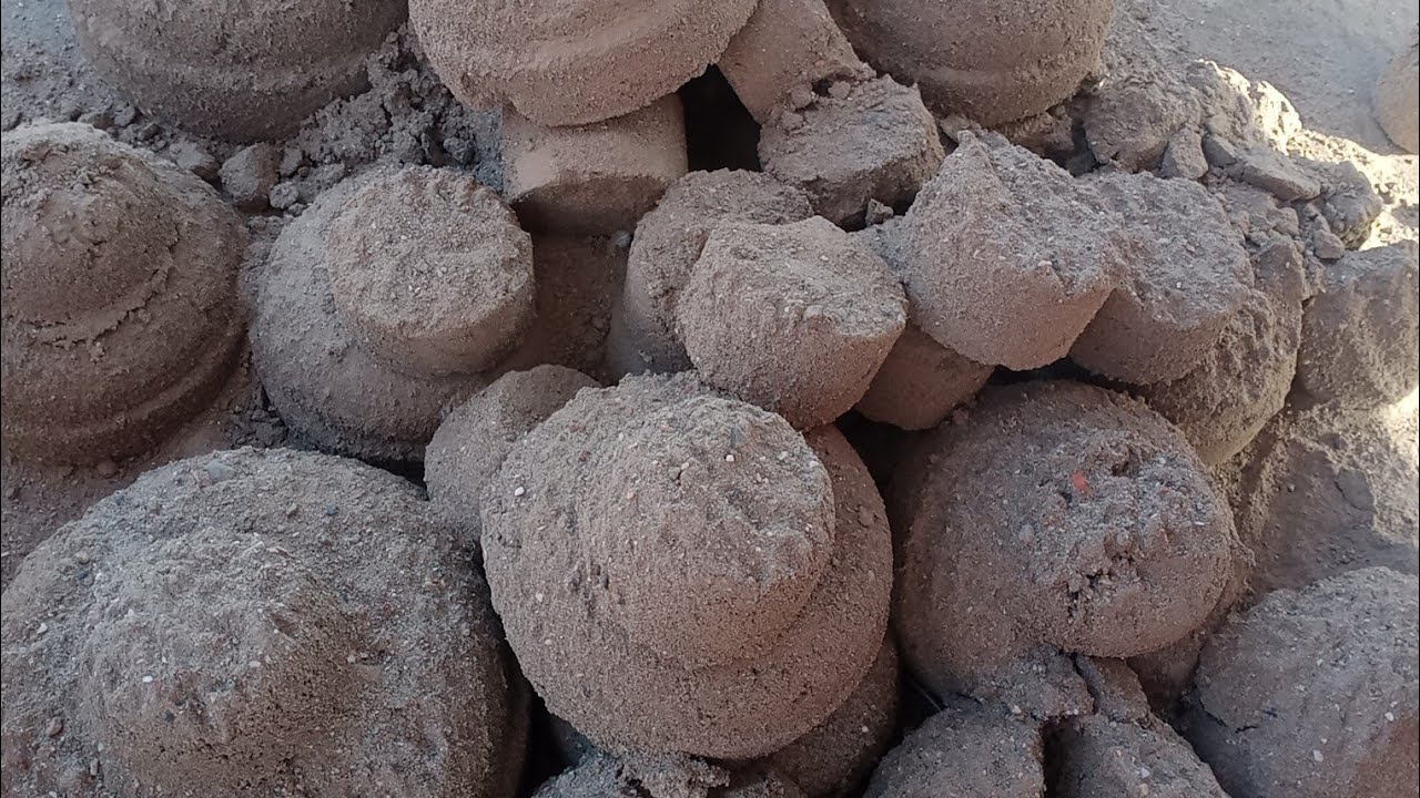 ASMR: Crispy Sand Mud Texture Dry Floor Tub Crumbling#asmrsounds #asmrvideos #satisfying