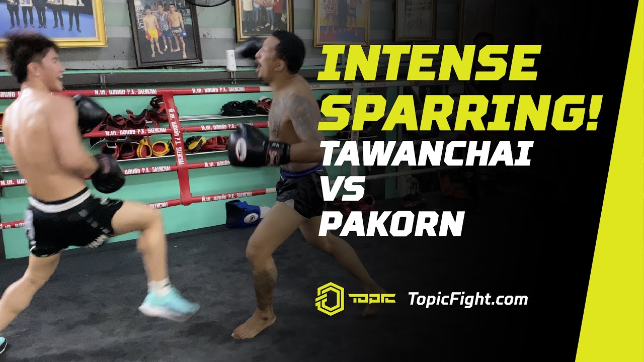Pakorn VS. Tawanchai PK.Saenchai Muaythaigym | INTENSE BOXING SPARRING! | ONE Championship