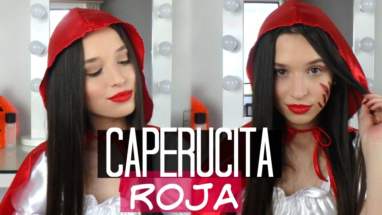 Tutorial de Halloween (Fácil) Caperucita Roja | Laura Mejia