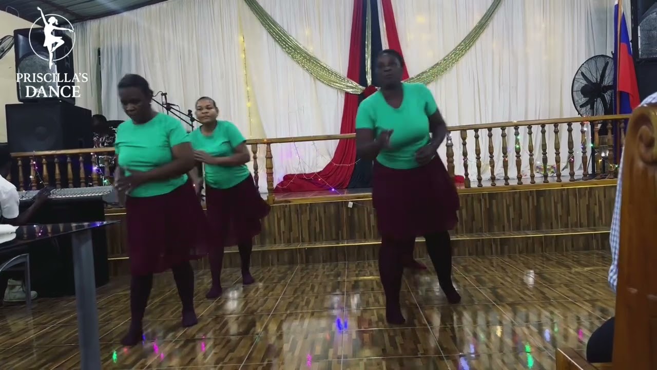 RETE NAN KÈM MWEN SENYÈ CHAK JOU-DANCE COVER BY PRISCILLA'S DANCE 