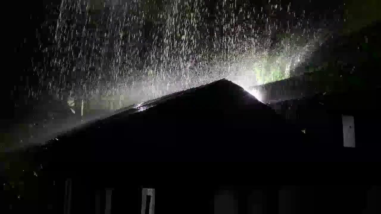 Pure Rain Sounds on Tin Roof for Peaceful Sleep