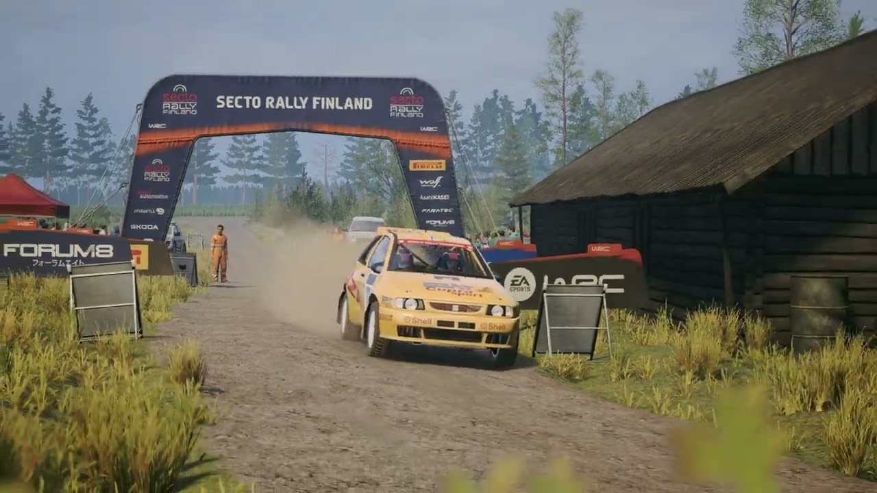 Let's drive EA WRC Seat Ibiza Kit Car at Leustu Finland.