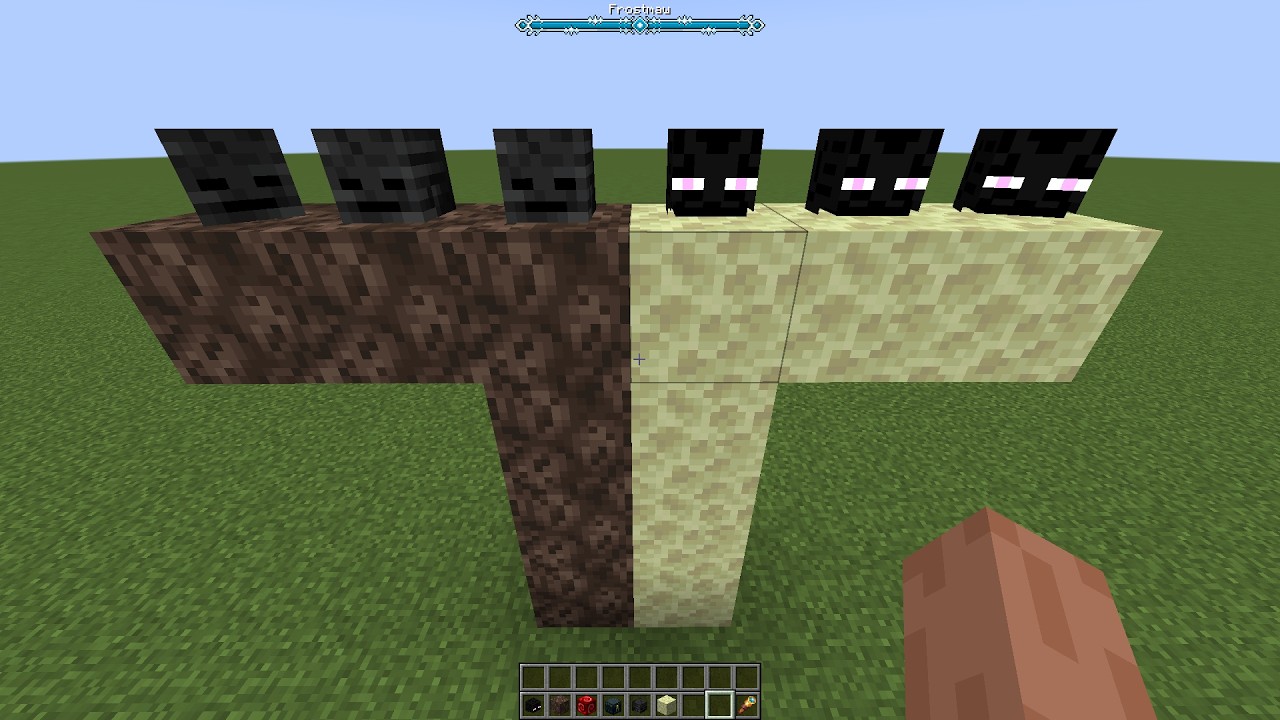 what if you create a Double Enderman Witheeer in MINECRAFT