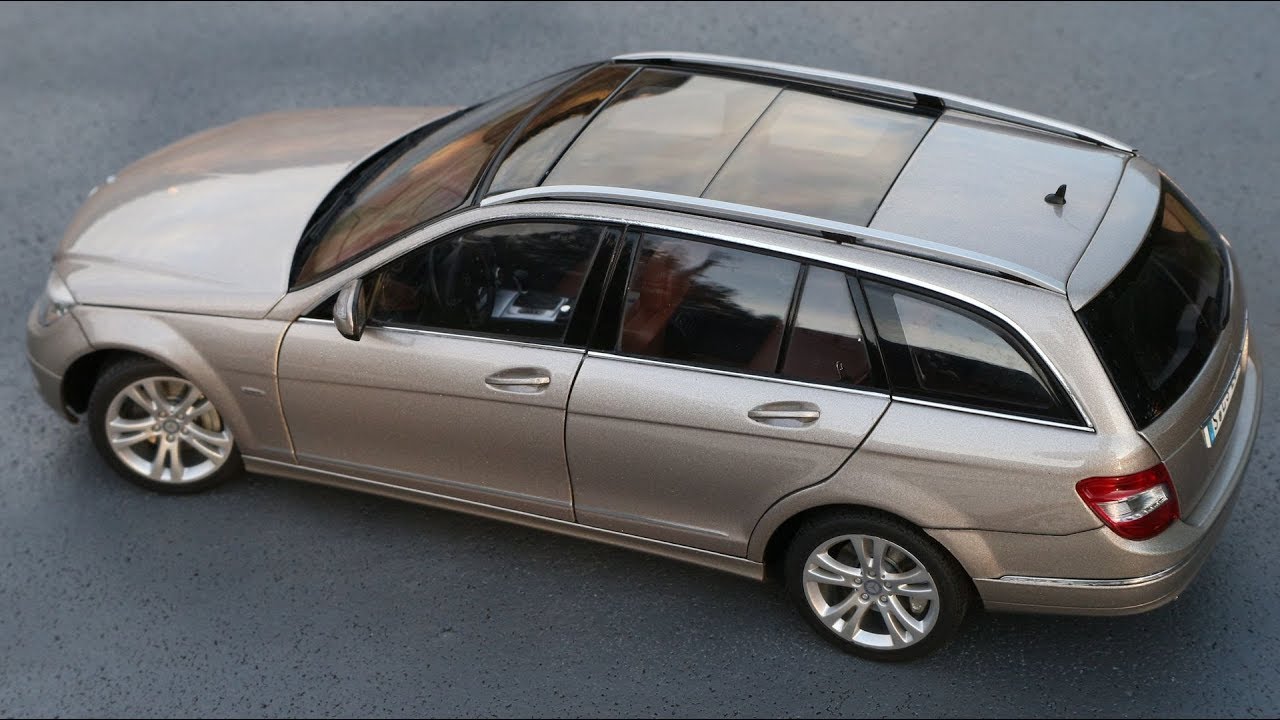 1:18 Mercedes-Benz C-Class Avantgarde S204 T-model - Autoart (Dealer edition) [Unboxing]