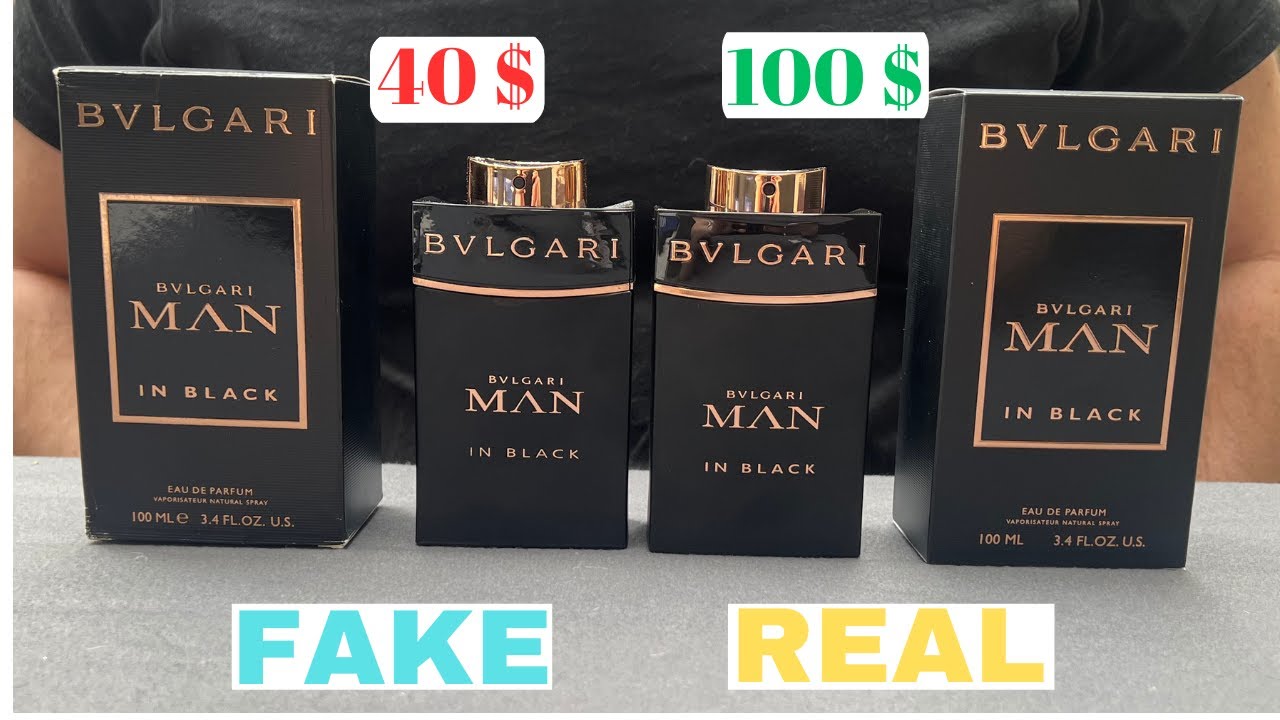Fake vs Real Bvlgari Man In Black EDP Perfume / How To Spot Fake Bvlgari Man In Black Fragrance