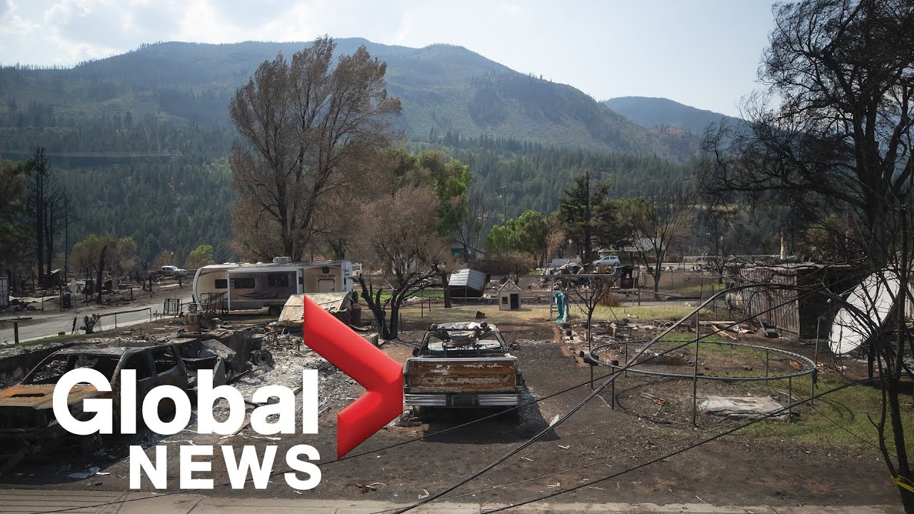 Tour bus takes residents back to Lytton, BC to see wildfire damage