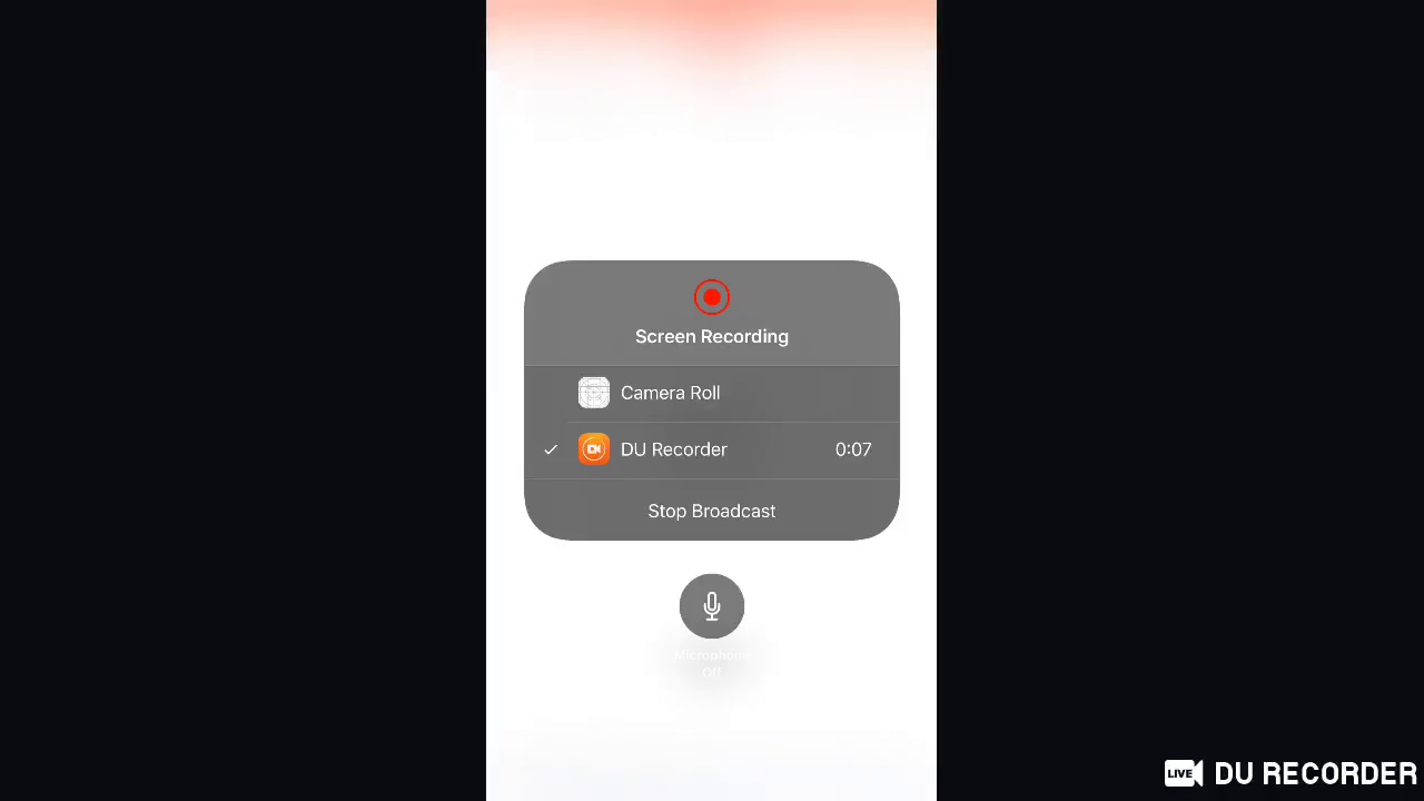 Livestream via DU Recorder