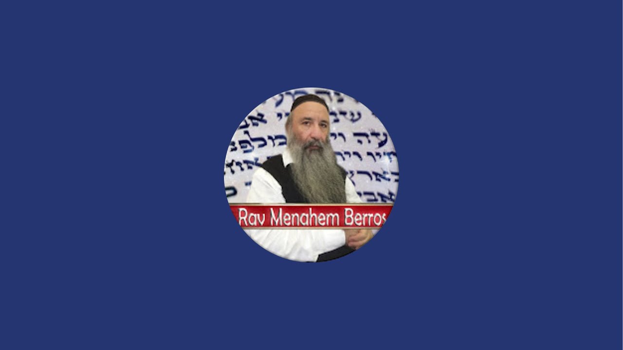 Rav Menahem Berros Association Lev Tov est en direct !
