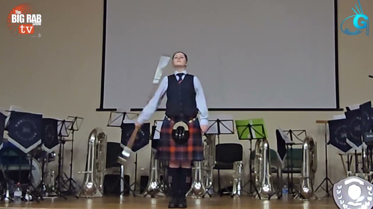 Drum Major Louise Smiton - Display 2 - Dungannon Silver Band Concert 2025
