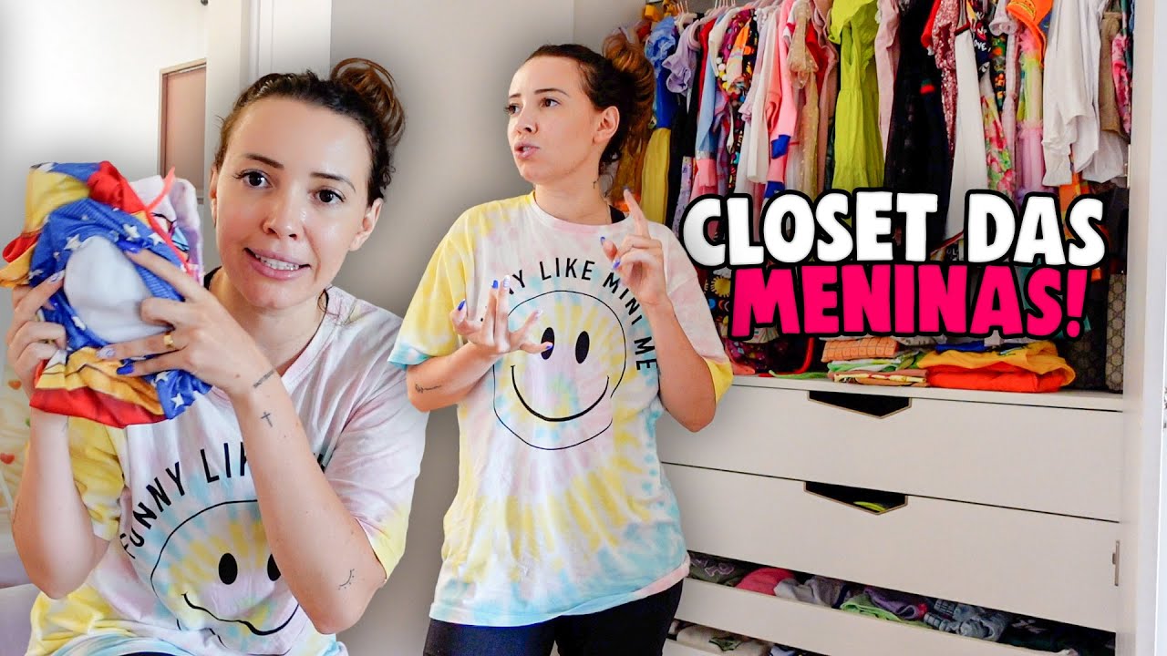 ESVAZIANDO O closet das MENINAS!