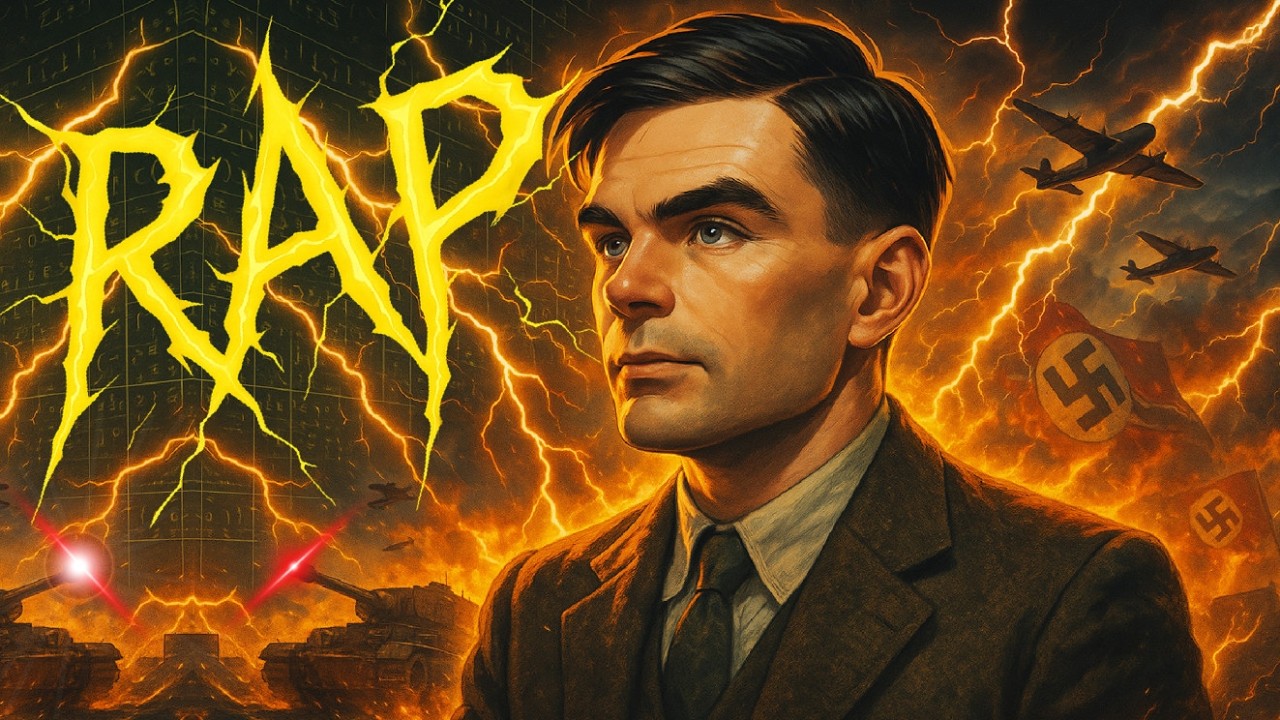 🔐 RAP de ALAN TURING 🔐 | El Matemático que Acabó con La WWII en Secreto | Su Historia en un Rap