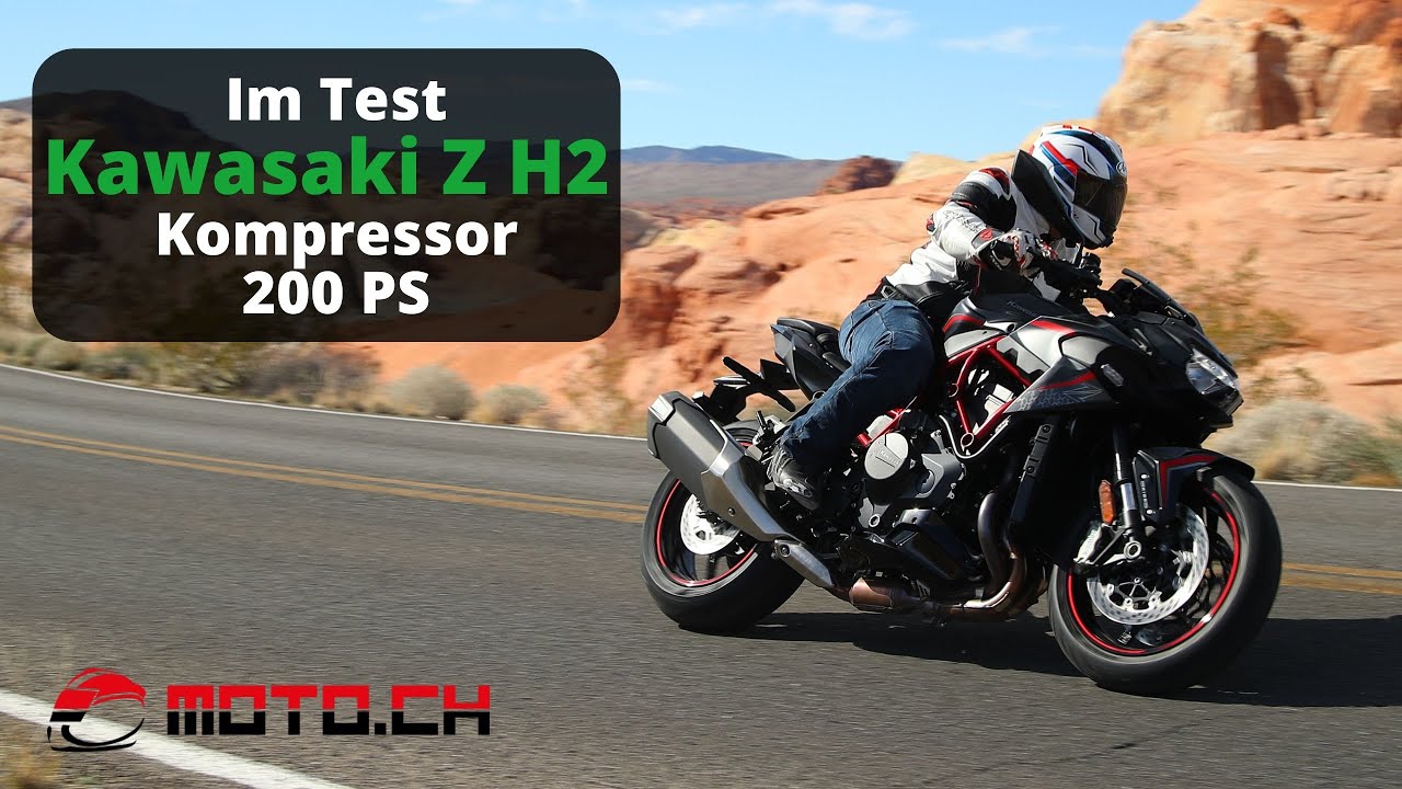 Kawasaki Z H2 im Test: Mit dem 200 PS Kompressor-Nakedbike in Las Vegas!