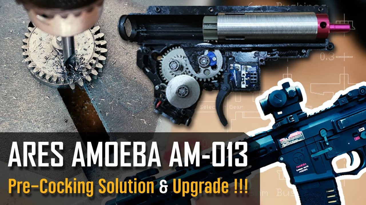 ARES Amoeba AM-013 Pre Cocking Solution ปรับแต่ง ไกไว semiไว เคลียร์สปริงได้ ไม่ล้าง่าย