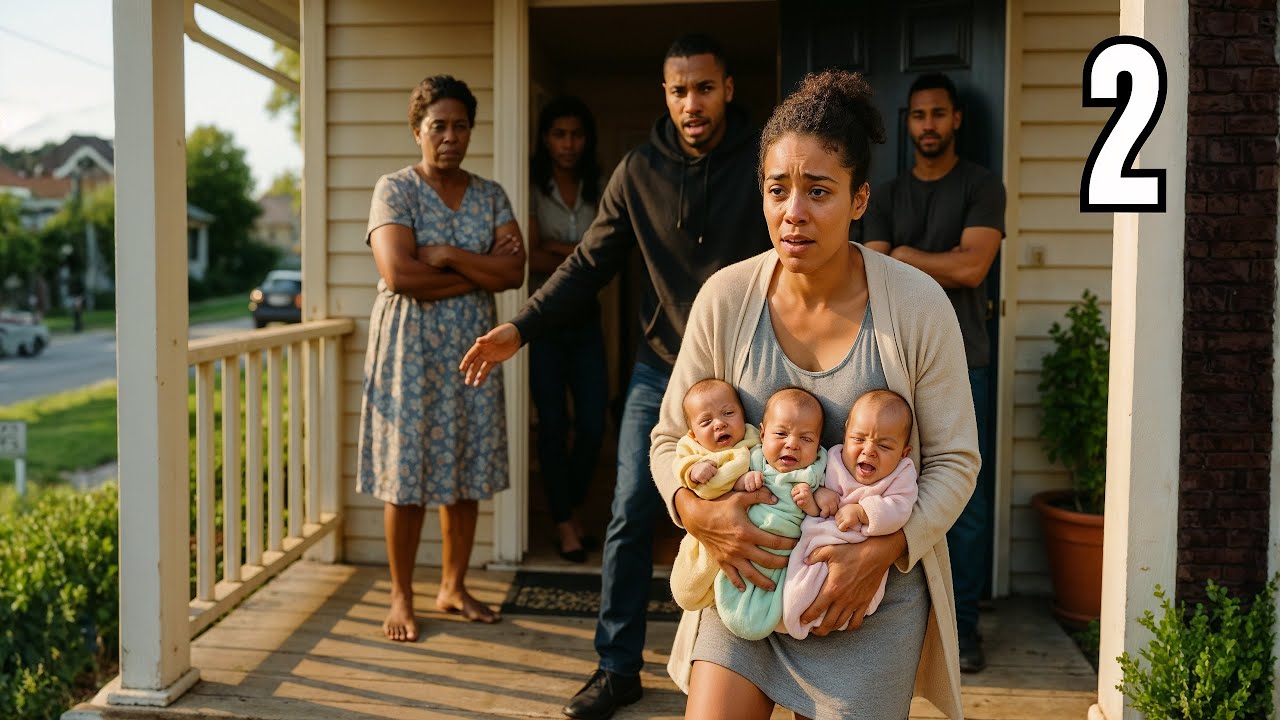 He And Family Threw Her And Her Newborn Triplets Out At Midnight, Unaware His Wife Was A...